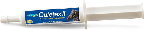 Farnam Quietex II Horse Calming Supplement Paste, 32.5 ml Syringe - Helps Manage Nervous Behavior in Horses