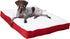 Happy Hounds Daisy Deluxe Supportive Sherpa Dog Bed, Large (48 x 36 in.), Red