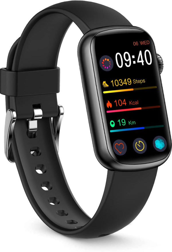 FITVII Slim Fitness Tracker with Blood Oxygen, Blood Pressure, 24/7 Heart Rate and