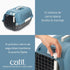 Catit Voyageur Cat Carrier, Medium Size, Blue/Grey, Model 41385