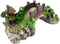 Totority Driftwood Fish Tank Decor Arch-Bridge Drawbridge with Grass for Aquarium Landscaping