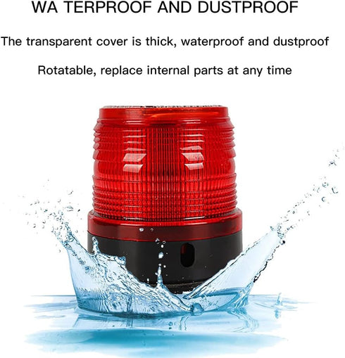 DYK&NX LED Anchor Light of Marine Boat Yacht Navigation with Solar Charging, PC Material, Waterproof and Dustproof