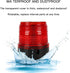 DYK&NX LED Anchor Light of Marine Boat Yacht Navigation with Solar Charging, PC Material, Waterproof and Dustproof