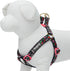 Blueberry Pet Step-in Cherry Garden Black Dog Harness, Chest Girth 20" - 26", Medium, Adjustable Harnesses