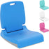Goplus Poolside Chair for Edge of Pool, Foldable Portable Flip Seat w/Back