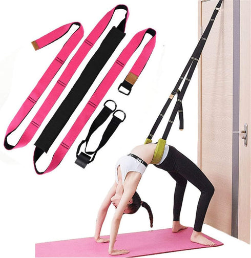 Yoga Fitness Stretching Strap for Door Flexibility, Improve Leg Waist Back Flexibility, Back Bend Assist Trainer