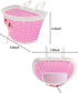Kids Bicycle Accessories Set - Bike Decorations, Scooter Basket, Bell, Streamers, Stickers, Star Spoke for Boys Girls