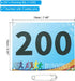 Multicolor Race Bib Numbers with Safety Pins for Marathon Events
