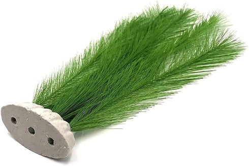 Aquarium Plastic Silk Plant Decorations Fish Tank Artificial Green Water Plants Made of Silk Fabrics, Safe for All Fish & Pets Large 3Pcs by Norgail