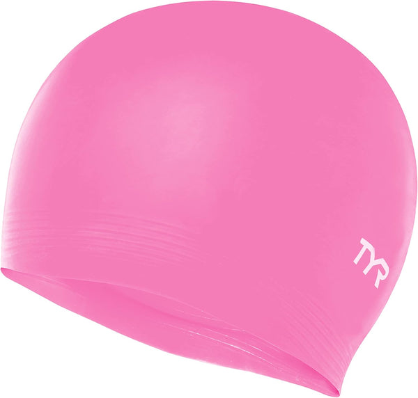 TYR Adult Swim Cap for Women and Men - Durable Latex Construction, Hydrodynamic Fit for Training & Recreation