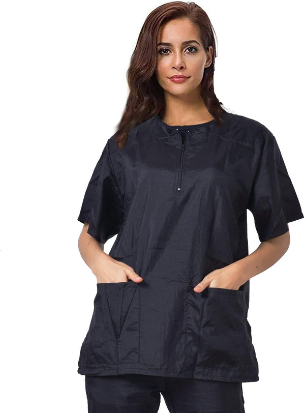 Dog Grooming Smock - Professional Barber Jackets for Women & Men, Cosmetologist Smock (XL) for Pet Groomers
