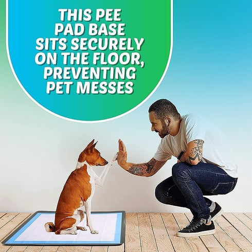 30 36 TidyFriend Dog Pee Pad Holder Tray Fits Up to x Wee Wee Pee Pads - Stable Grip, Raised Edges, Quick-Wipe Silicone