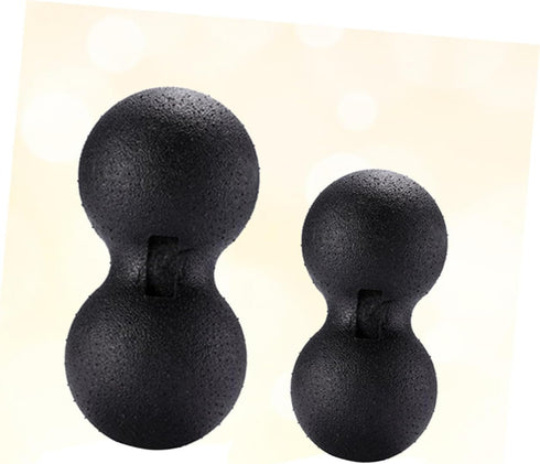2 Pack Set Peanut Massage Ball Back Shoulder Neck Spine Massager for Muscle Relief for Yoga Pilates