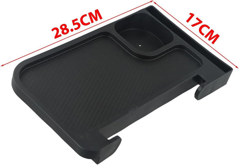 Startbuymore Functional Clip On Table for Outdoor Use Easily Attaches to Folding Chairs (Black)