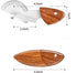 Portable Dolphin Shaped Imitation Wood Grain Draped Handle Pocket Knife 10 PACK Utility Knives 2.2Inch,Suitable for Unpacking, Fruit Cutting by FEIZII