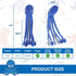 EXPAWLORER Octopus Dog Toy - Long Squeaky Plush Toy, Soft Stuffed Chew Toy with Crinkle Paper and Built-in Squeaker