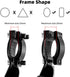 ROCKBROS Adjustable Bike Kickstand for Rear Mount, Aluminium Alloy Side Kickstand for 22’’-28’’ Inch Bikes