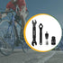 Oumers Bike Crank Puller Tool Set, Bike Bottom Bracket Remover with 17mm, 16mm, 15mm Spanner Wrench