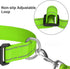 Taglory Reflective Adjustable Dog Collars for Puppy Small Medium Large Dogs with Quick Release Plastic Buckle (Green,
