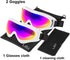 Ski Goggles Pack of 2 - Snowboard Motorcycle Glasses for Boys Girls Youth Men Women