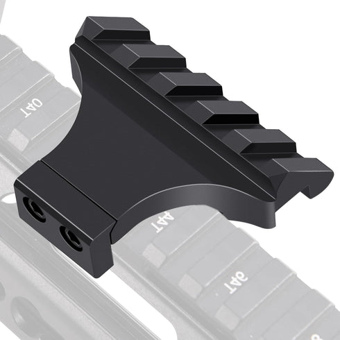 LONSEL 45 Offset 3 4 5 45 Offset Picatinny Rail Mount, Slots Degree Picatinny Rail Mounts Aluminum Low Profile Adapter