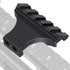 LONSEL 45 Offset 3 4 5 45 Offset Picatinny Rail Mount, Slots Degree Picatinny Rail Mounts Aluminum Low Profile Adapter