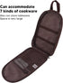 TOPINCN Cooking Utensils, Pouch Polyester Fabric Camping Cookware Travel Storage Bag, Outdoor Large Space Cookware Kit