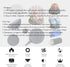 Quickun 4 Inch 6 Inch Updated Crazy Air Disc Stone Cylinder Bubbler for Aquarium Fish Tank