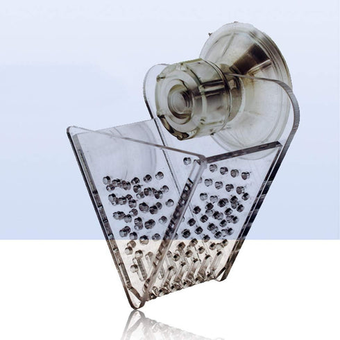 Tmboryuu Aquarium Acrylic Feeding Cup Clear Leeches Trap Plant Cups Shrimp Live Red Worm Fish Feeder for Aquariums