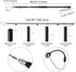 SAN LIKE Telescopic Fishing Gaff, Aluminum/Fiberglass Pole with Nonslip Rubber Handle and Stainless Steel Hook
