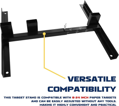 Highwild Adjustable Target Stand Base for Paper Shooting Targets - H Shape - USPSA/IPSC Practice