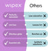 75 Wipex Yoga Mat Cleaner & Fitness Wipes - Natural Lavender & Vinegar Gym Equipment Cleaner - Gym Wipes to Clean Yoga