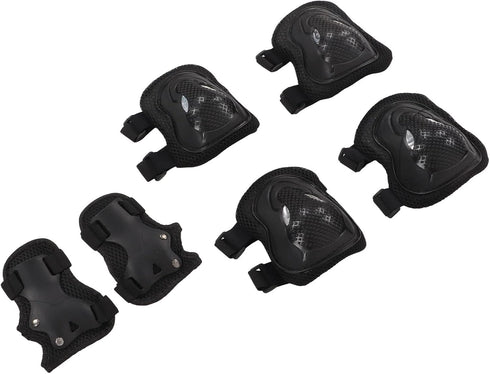 Kids Adult Sports Protective Gear Set, Knee Elbow Pad Wrist Guards for Roller Skating 6 Years Old+