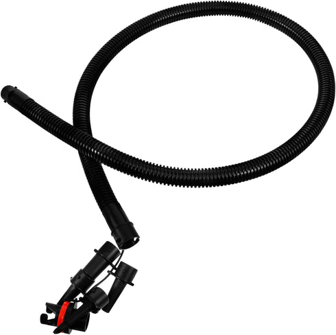 Durable Plastic Kayak Inflator Hose Attachment - Black