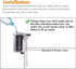 PULACO Ultra Quiet Aquarium Hang on Filter (66GPH 3W) - Small Fish Tank Filter for 1 to 5 Gallons