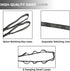 PRIOR FITNESS Yoga Straps Aerial Hammock Accessory Set - 2pcs Daisy Chain + 2pcs Carabiner