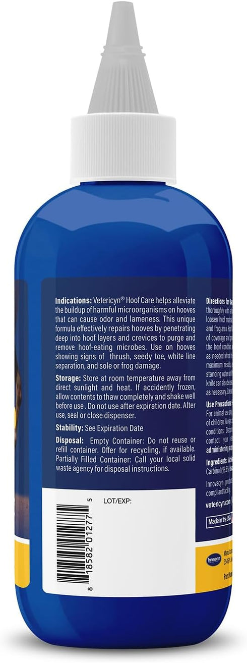 Vetericyn Mobility Equine Hoof Care for Sole & Frog Damage, 8 Ounces for Thrush, White Line Separation & Seedy Toe