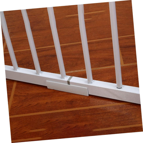 12 Pcs Safety Door Reinforcement Tools, Baby Gate and Stair Reinforcement Parts for Kids, White PVC Fence