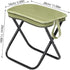 GALPADA Mini Folding Outdoor Stool Lightweight Portable Chair with Carbon Steel Frame and Oxford Fabric Dual-Purpose