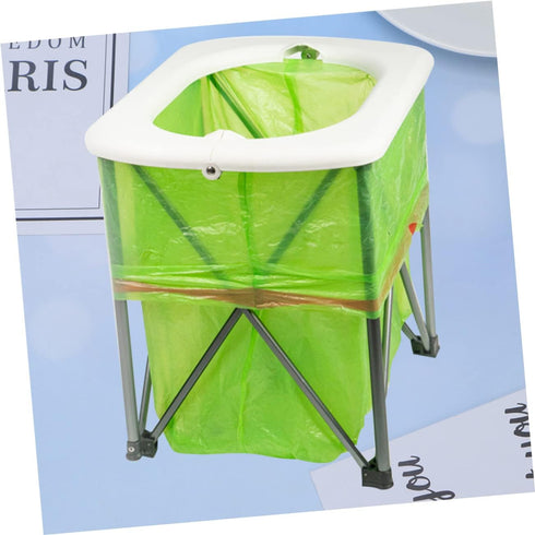 BESPORTBLE Outdoor Emergency Folding Toilet Lightweight Sturdy Portable Toilet for Camping Hiking Fishing Travel