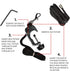 Trimming Groomers Helper Tether Repair Kit - Pet Grooming, Bathing & Tools (Black)