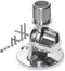 ZOMCHAIN Ratchet Rail Mount, Marine VHF Antenna Mounts,316 Stainless Steel Adjustable Base
