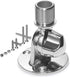 ZOMCHAIN Ratchet Rail Mount, Marine VHF Antenna Mounts,316 Stainless Steel Adjustable Base