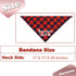 Dog Birthday Boy Bandana and Hat Set, “Birthday Boy” Print Plaid Party Supplies for Small Medium Large Pets (Red)