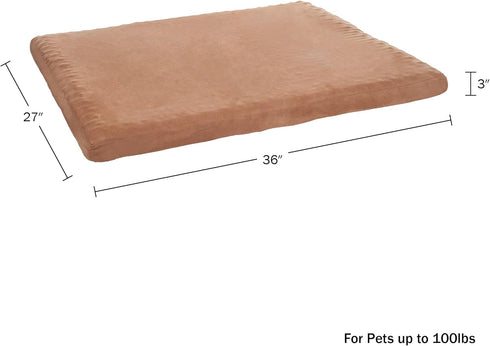 Petmaker Water-Resistant Orthopedic Dog Bed with Removable Washable Cover, Non-Slip Bottom, Egg Crate Foam, 44in Large
