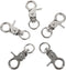 Ipetboom 5pcs Heavy Duty Birdcage Lock Metal Snaps, Spring Hook Clip for Bird Cage Door Accessories