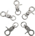 Ipetboom 5pcs Heavy Duty Birdcage Lock Metal Snaps, Spring Hook Clip for Bird Cage Door Accessories