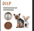 PEGGY11 Deep Stainless Steel Anti-Slip Dog Bowl, Single Pack, 2 Cups
