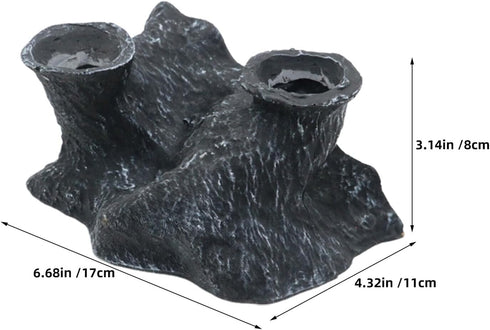 GALPADA Aquarium Shrimp Hideout Cave Tunnel Shelter for Fish Tank, Underwater Fish and Shrimp Hiding House, Small