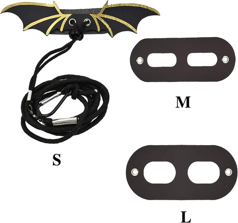 KUDES Adjustable Bearded Dragon Leather Harness Leash, S/M/L 3 Chest Pack with Cool Wings for Small Pet Animals